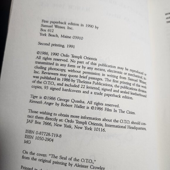 The Equinox:The Review of Scientific Illuminism Vol. 3 No. 10 Rev. 2nd Printing - Picture 9 of 13